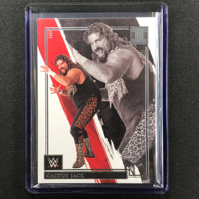 2022 Impeccable Wwe Cactus Jack Base Silver 19/49