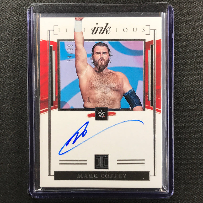 2022 Impeccable Wwe Mark Coffey Illustrious Ink Auto 74/99