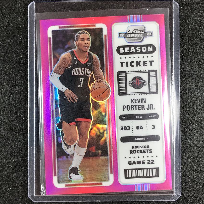 2022-23 Contenders Optic Kevin Porter Jr. Season Ticket Pink 41/75