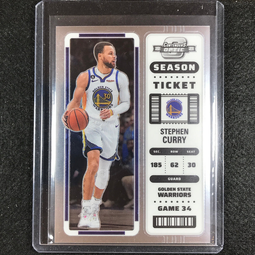 2022-23 Contenders Optic Stephen Curry Season Ticket Base No 91