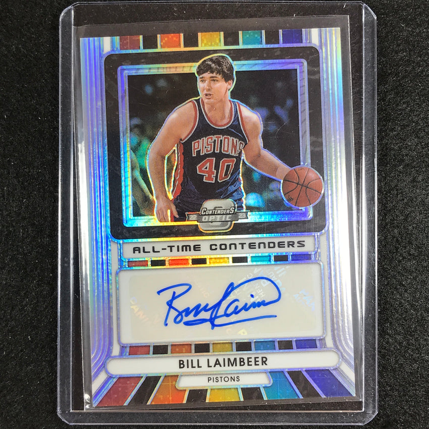 2022-23 Contenders Optic Bill Laimbeer All-time Contenders Auto Silver 113/125