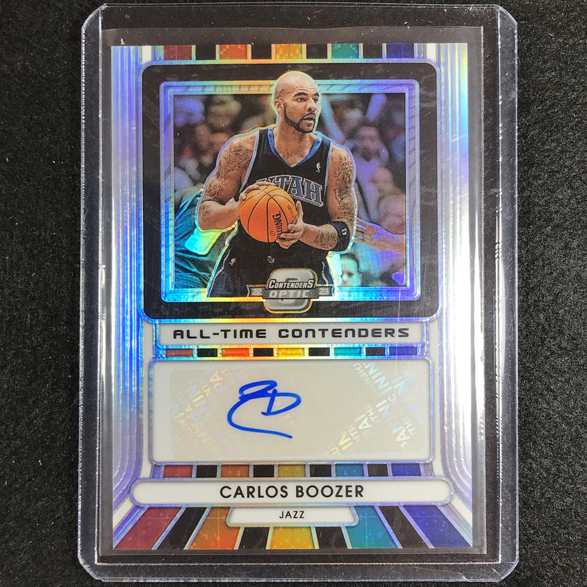 2022-23 Contenders Optic Carlos Boozer All-time Contenders Auto Silver 77/125