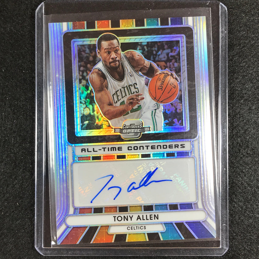2022-23 Contenders Optic Tony Allen All-time Contenders Auto Silver 34/125