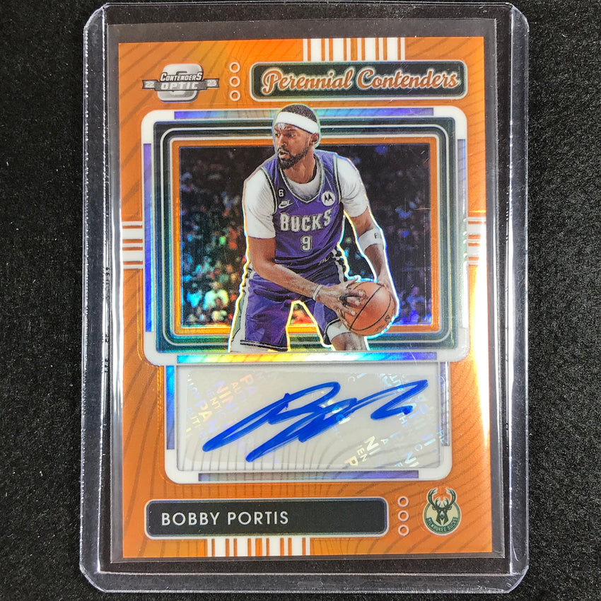 2022-23 Contenders Optic Bobby Portis Perennial Contenders Auto Orange 15/25