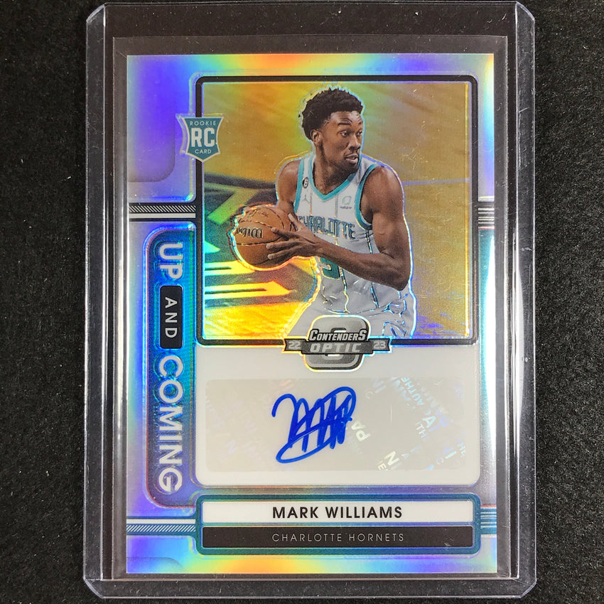 2022-23 Contenders Optic Mark Williams Up And Coming Rookie Auto Silver 50/125