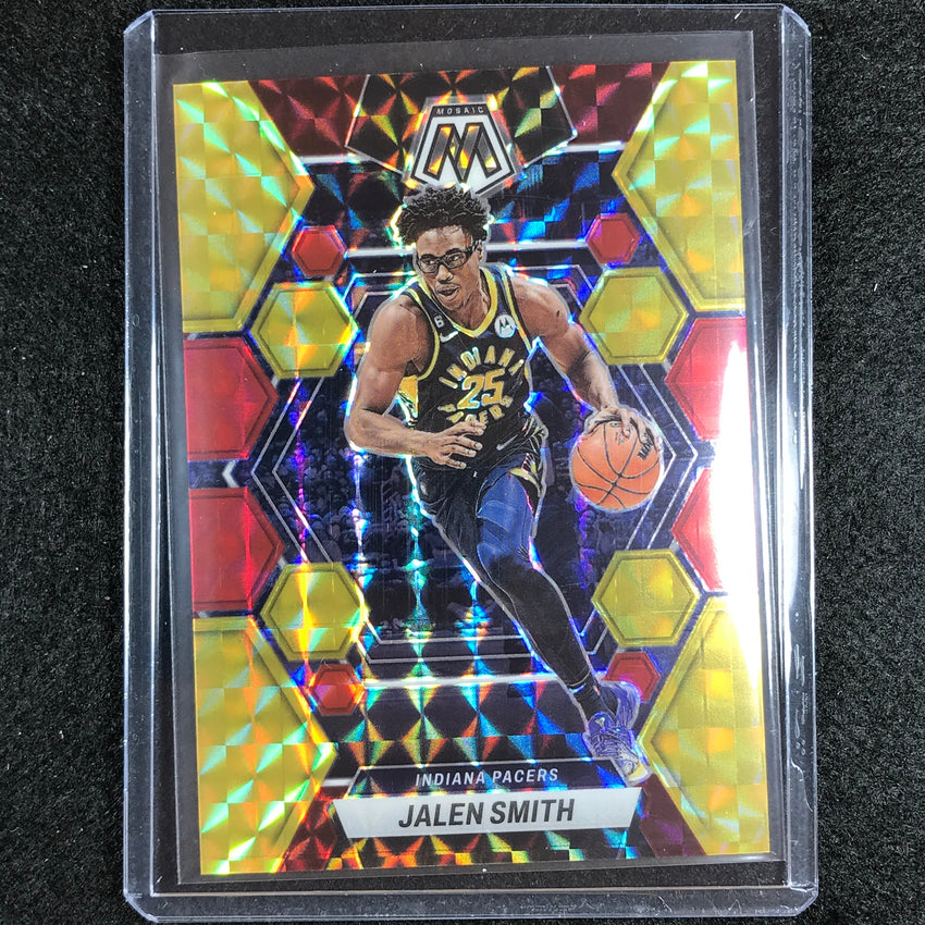 2022-23 Mosaic JALEN SMITH Choice Fusion Red and Yellow 24/88 #60