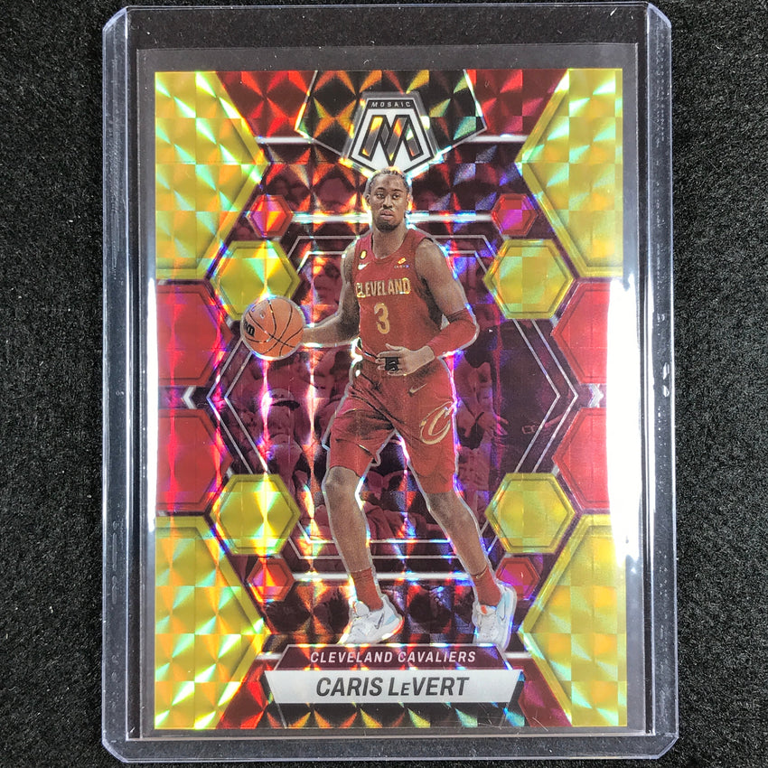 2022-23 Mosaic CARIS LEVERT Choice Fusion Red and Yellow 64/88 #67