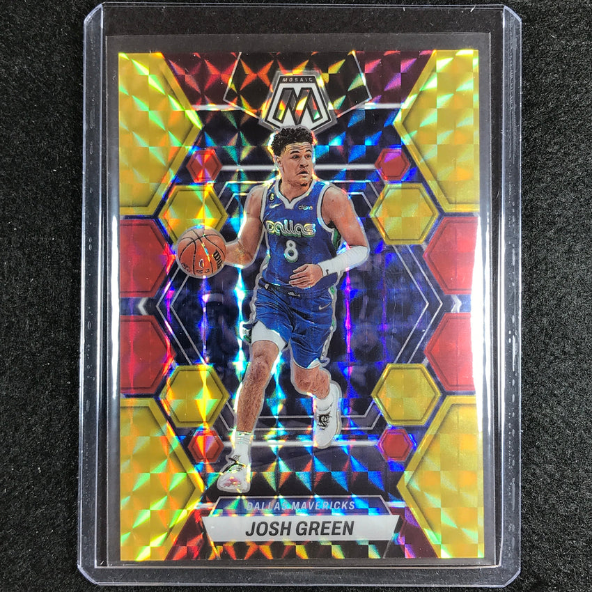 2022-23 Mosaic Josh Green Choice Fusion Red And Yellow 46/88 No 102
