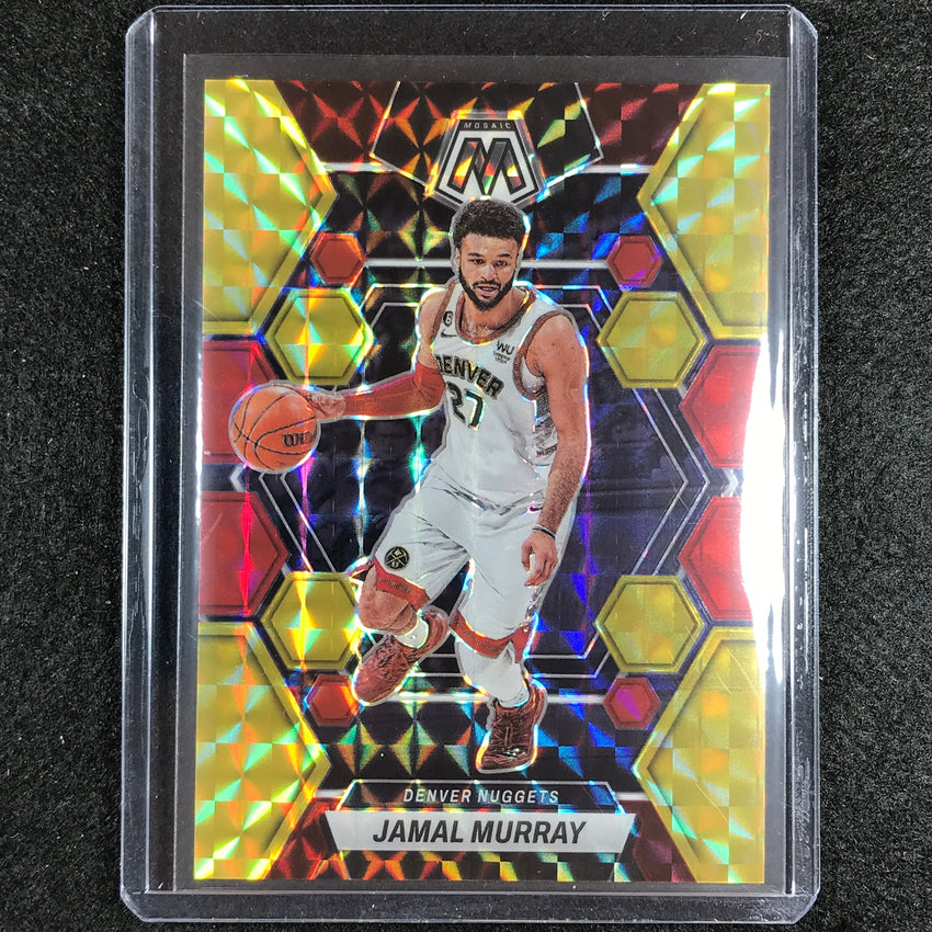 2022-23 Mosaic Jamal Murray Choice Fusion Red And Yellow 26/88 No 107
