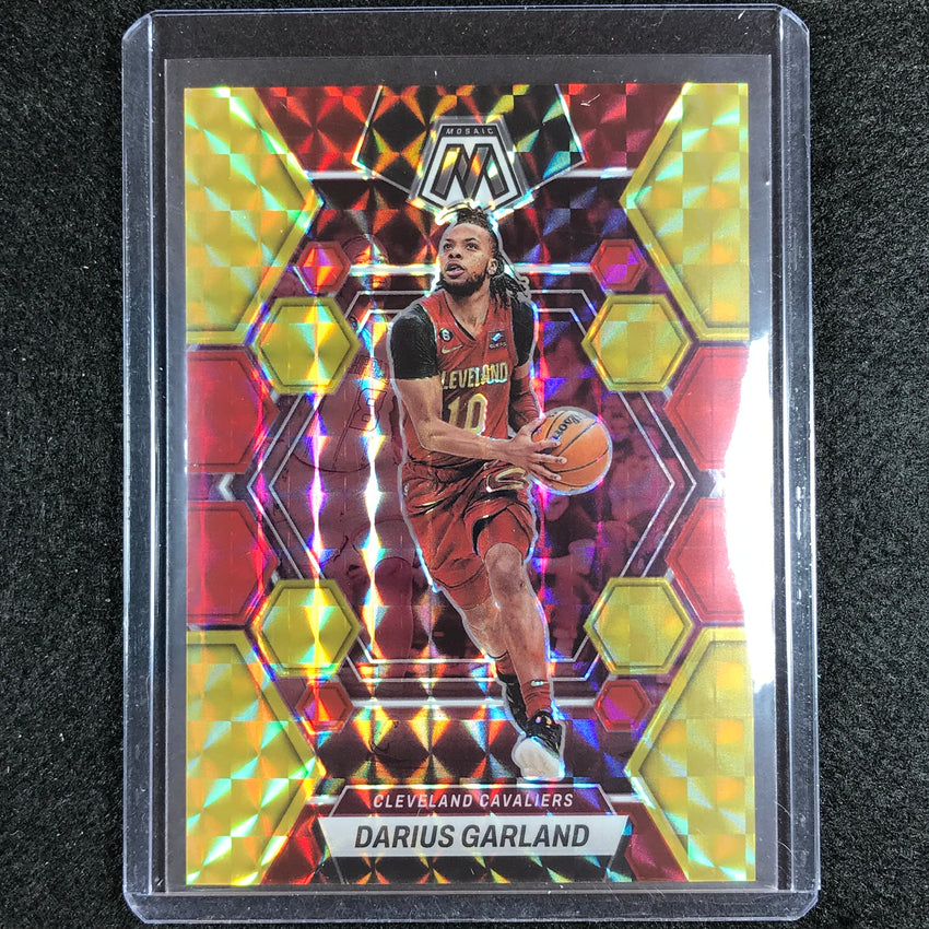 2022-23 Mosaic Darius Garland Choice Fusion Red And Yellow 20/88 No 124