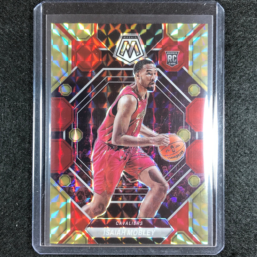 2022-23 Mosaic ISAIAH MOBLEY Rookie Choice Fusion Red and Yellow 20/88 #247