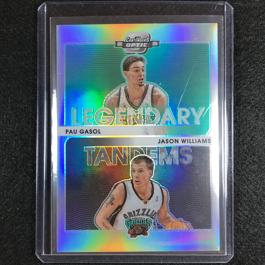 2022-23 Contenders Optic Pau Gasol Jason Williams Legendary Tandems Silver No 6