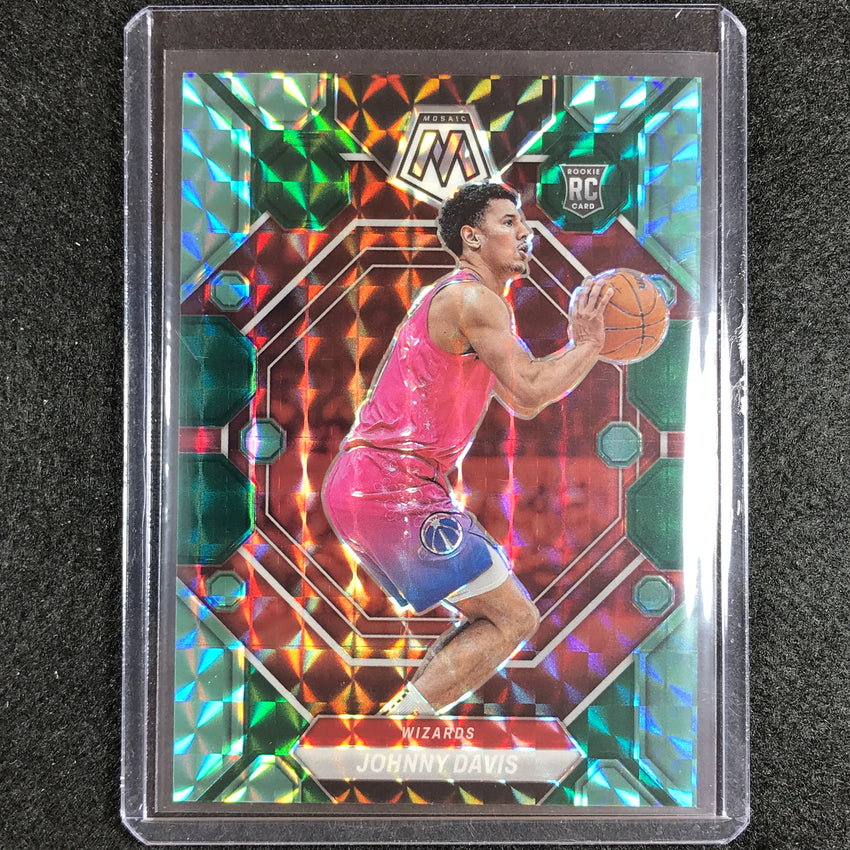 2022-23 Mosaic Johnny Davis Rookie Choice Fusion Green 6/21