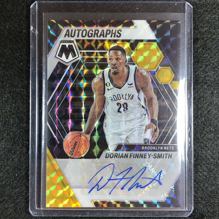 2022-23 Mosaic Dorian Finney-smith Autographs Choice Black Gold Auto 7/8