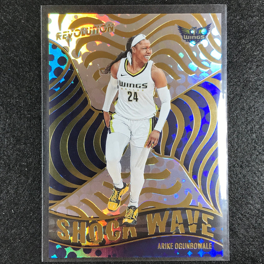2022 Revolution WNBA ARIKE OGUNBOWALE Shock Wave Base #21