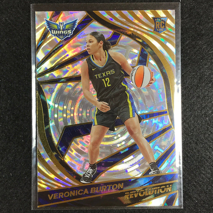 2022 Revolution WNBA VERONICA BURTON Rookie Fractal #95