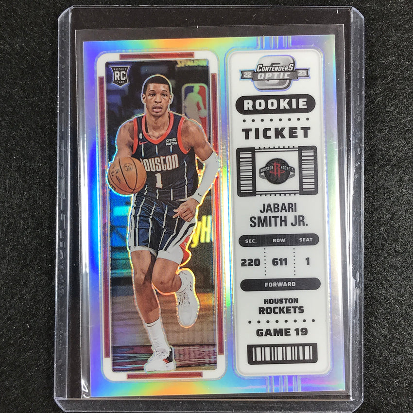 2022-23 Contenders Optic Jabari Smith Jr. Rookie Ticket Silver Prizm No 6