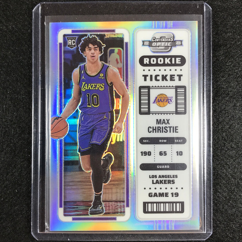 2022-23 Contenders Optic MAX CHRISTIE Rookie Ticket Silver Prizm #15