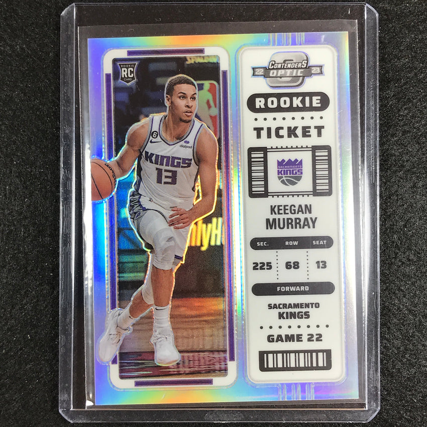 2022-23 Contenders Optic Keegan Murray Rookie Ticket Silver Prizm No 22