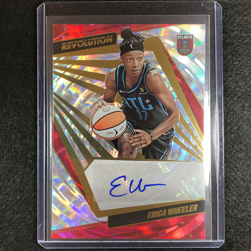2022 Revolution Wnba Erica Wheeler Autographs Fractal 17/99