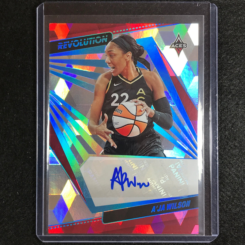 2022 Revolution Wnba Aja Wilson Autographs Cubic 50/50