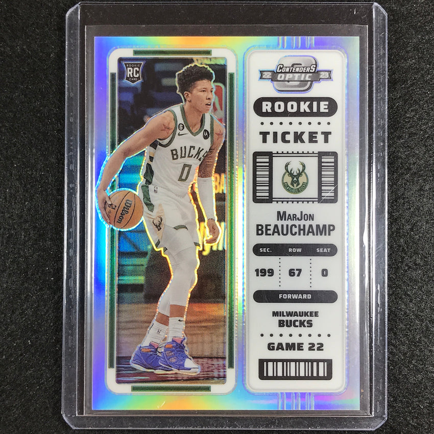 2022-23 Contenders Optic Marjon Beauchamp Rookie Ticket Silver Prizm No 23