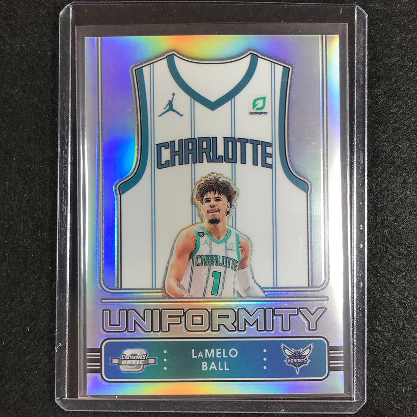 2022-23 Contenders Optic Lamelo Ball Uniformity Silver Prizm No 3