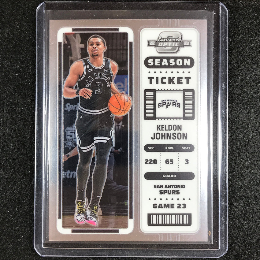 2022-23 Contenders Optic KELDON JOHNSON Season Ticket Base #57