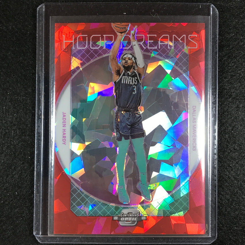2022-23 Contenders Optic JADEN HARDY Hoop Dreams Rookie Red Cracked Ice #1
