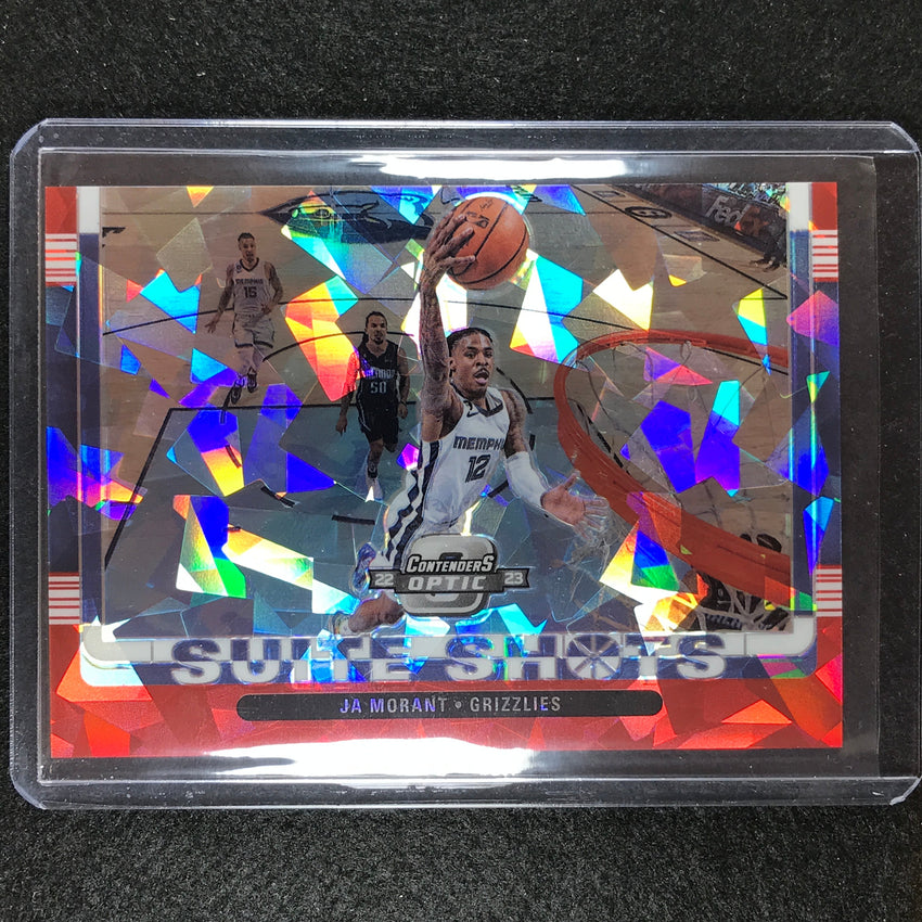 2022-23 Contenders Optic Ja Morant Suite Shots Red Cracked Ice No 16