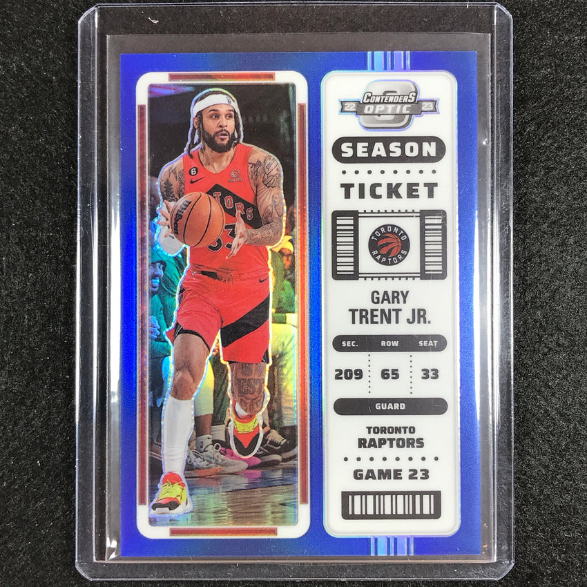 2022-23 Contenders Optic GARY TRENT JR. Season Ticket Blue 91/99 #58
