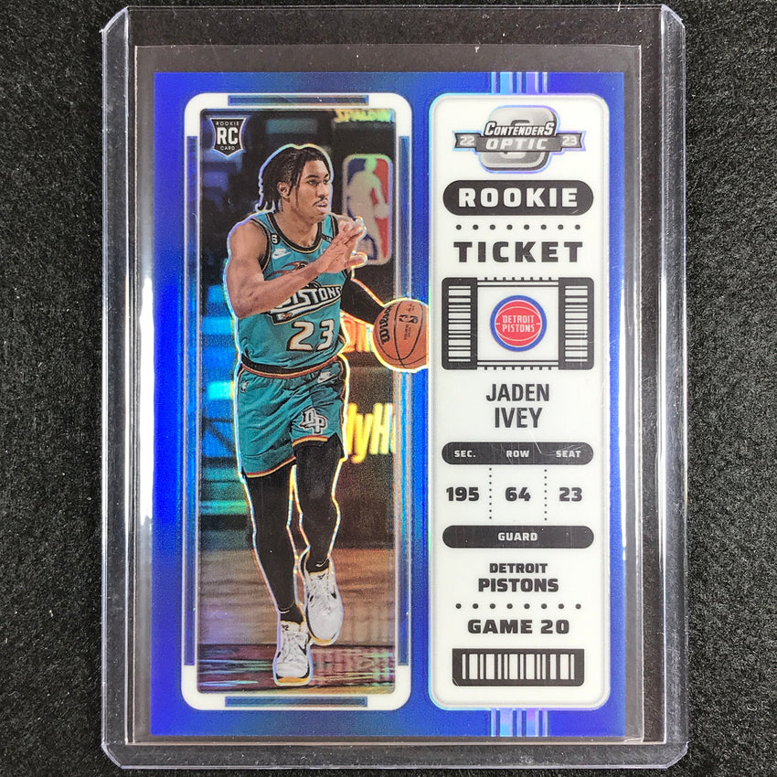 2022-23 Contenders Optic JADEN IVEY Rookie Ticket Blue 83/99 #24
