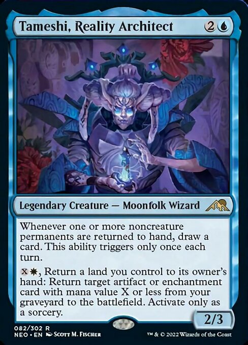 Tameshi, Reality Architect 82/302 -  Kamigawa Neon Dynasty RARE