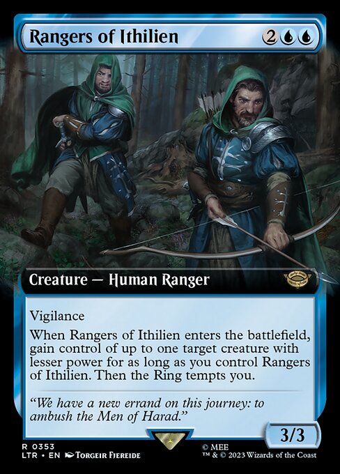 EXTENDED Rangers of Ithilien #353  - Rare Lord of the Rings: Tales of Middle-Earth
