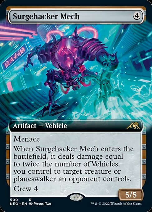 EXTENDEDSurgehacker Mech 500 -  Kamigawa Neon Dynasty