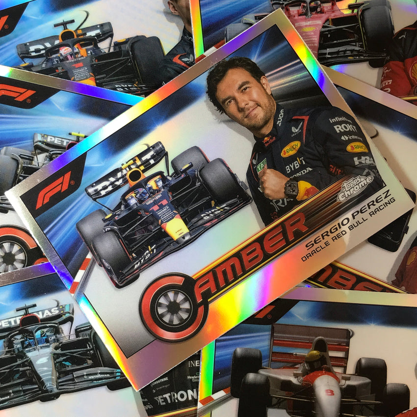 2023 Topps Chrome Formula 1 Carlos Sainz Camber Refractor #Cs