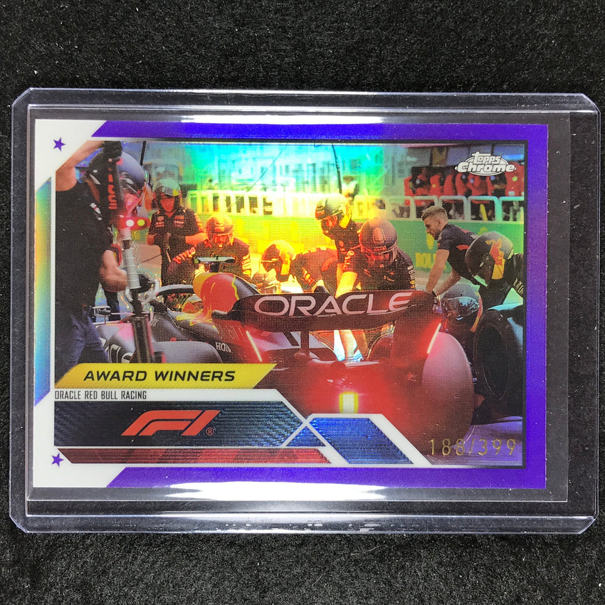 2023 Topps Chrome Formula 1 Oracle Red Bull Racing Base Purple 188/399 #188