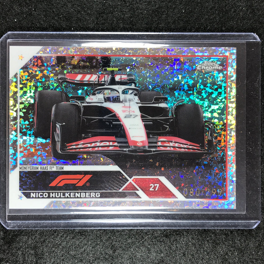 2023 Topps Chrome Formula 1 Nico Hulkenberg Base Mini Diamond 80/299 #48