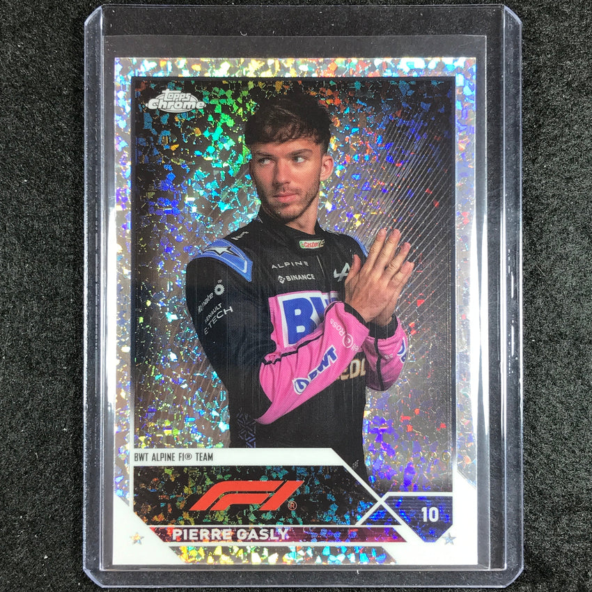 2023 Topps Chrome Formula 1 Pierre Gasly Base Mini Diamond 94/299 #52