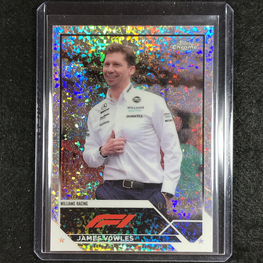 2023 Topps Chrome Formula 1 James Vowles Base Mini Diamond 45/299 No 99