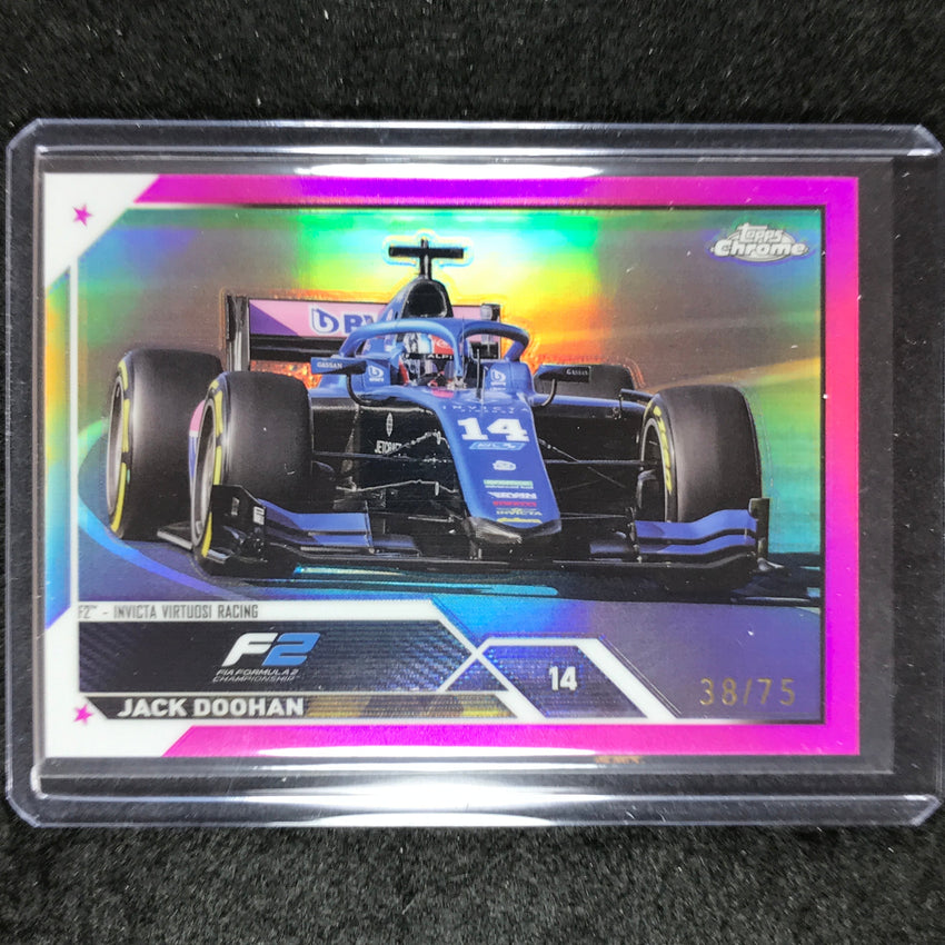2023 Topps Chrome Formula 1 Jack Doohan Base Pink 38/75 No 124