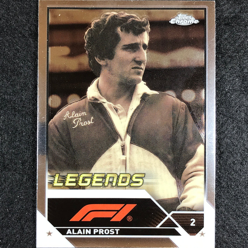 2023 Topps Chrome Formula 1 Alain Prost Base Legends #196
