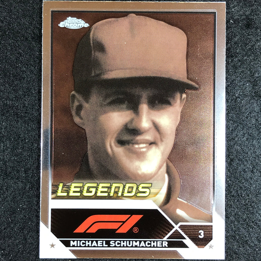 2023 Topps Chrome Formula 1 MICHAEL SCHUMACHER Base Legends #199