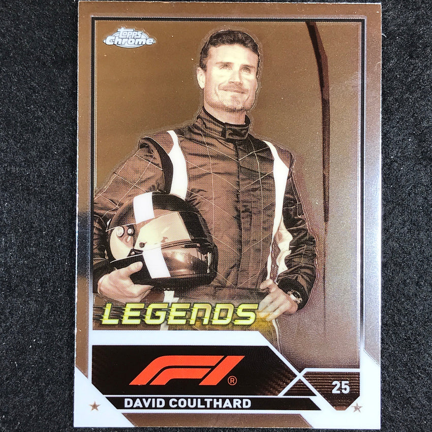2023 Topps Chrome Formula 1 David Coulthard Base Legends #200