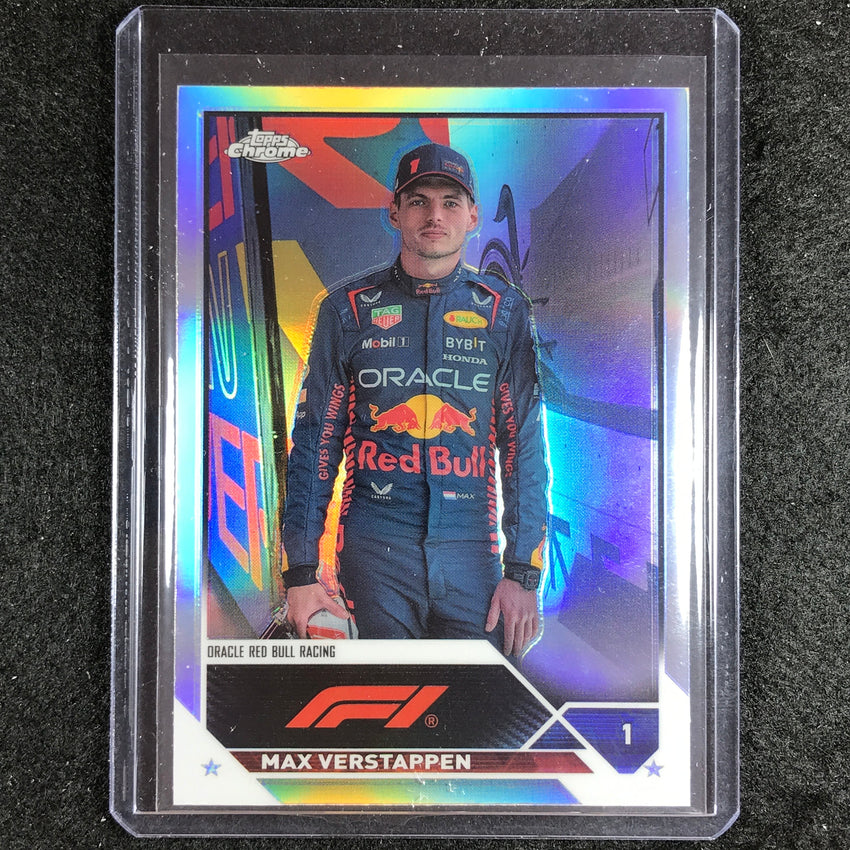 2023 Topps Chrome Formula 1 Max Verstappen Base Image Variations Sp No 1