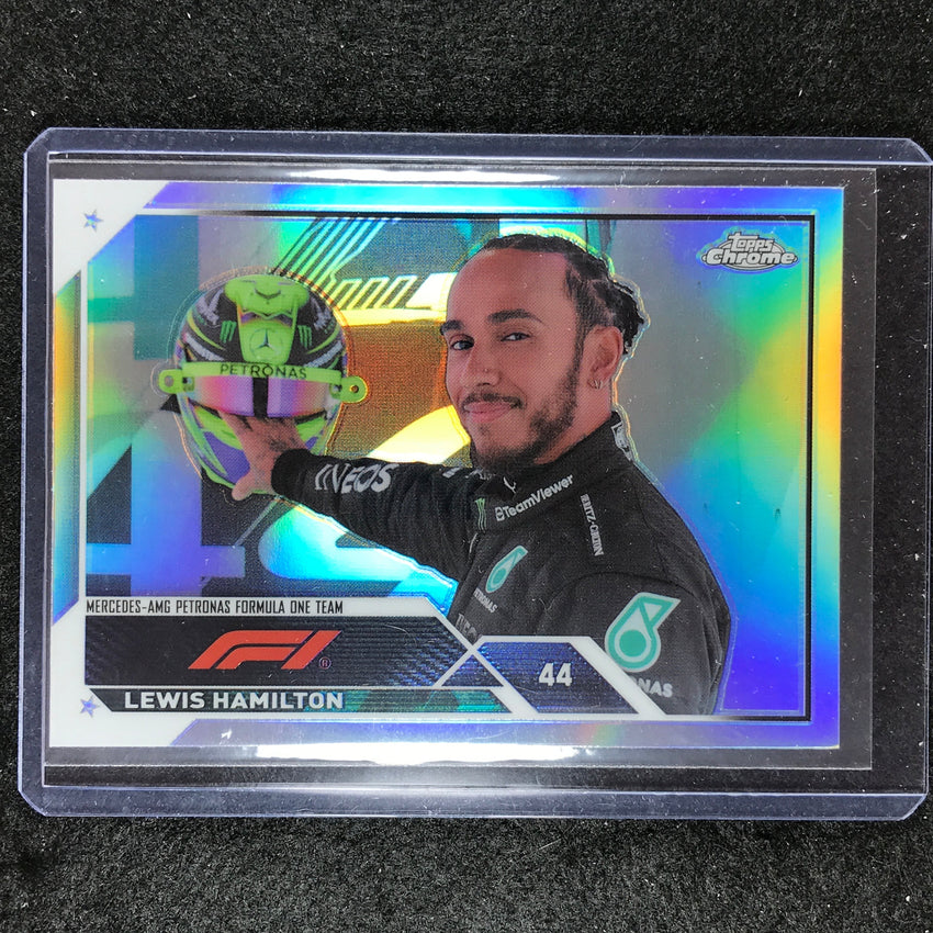 2023 Topps Chrome Formula 1 Lewis Hamilton Base Image Variations Sp No 21