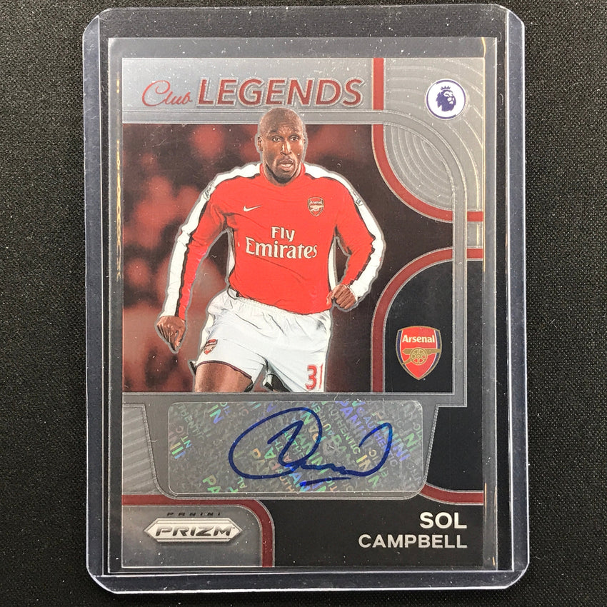 2022-23 Prizm EPL SOL CAMPBELL Club Legends Signatures Auto Base #SCP