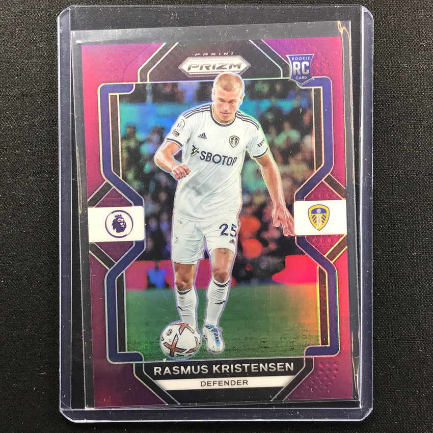 2022-23 Prizm EPL RASMUS KRISTENSEN Rookie Purple 35/49 #268