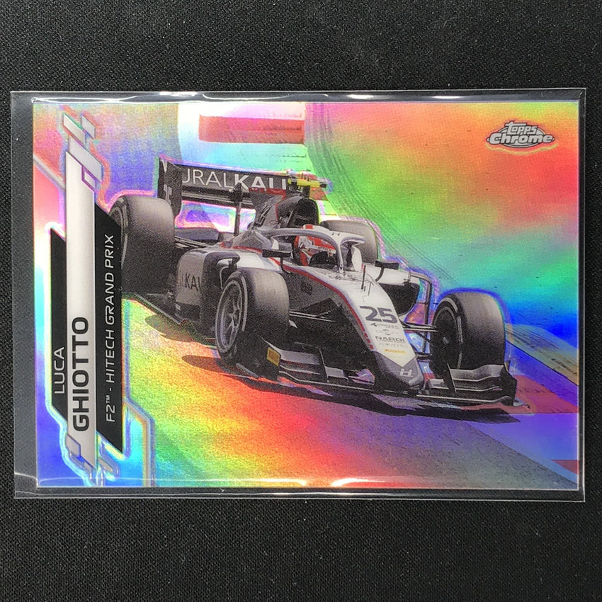 2020 Topps Chrome LUCA GHIOTTO F2 Cars Refractor #80