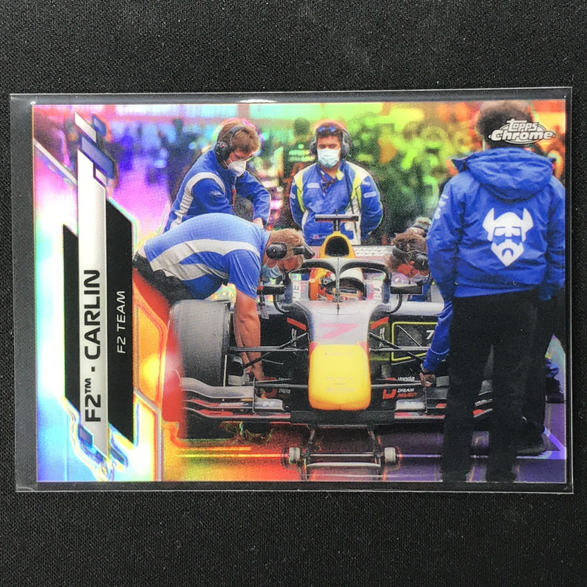 2020 Topps Chrome Carlin F2 Crew Refractor No 110